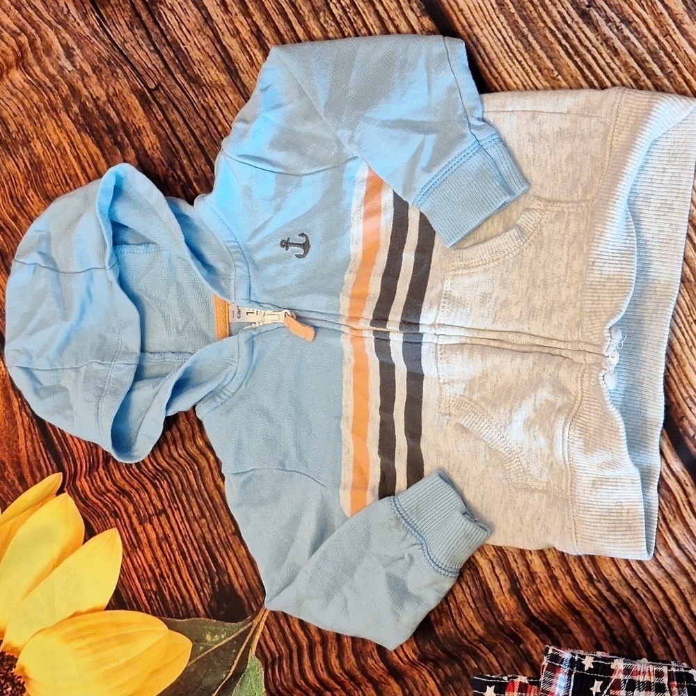 Carter's 12 MONTHS GIRLS ZIP UP JACKET BLUE